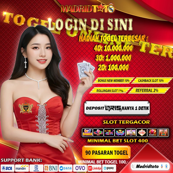 Madridtoto Tempat Taruhan Angka Terpercaya dan Terbesar No 1 Di indonesia